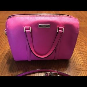 Kate Spade hot pink “Cassie” bag, can be crossbody